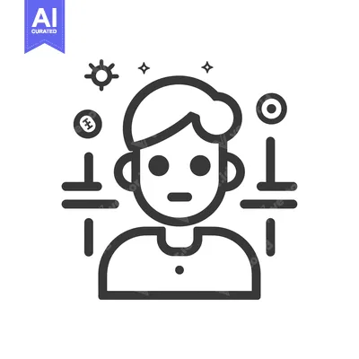 Person with multiple settings around them