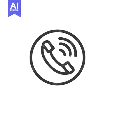 Popular premium asset: Minimalist Phone Call Icon: Handset with Signal Waves in Circle