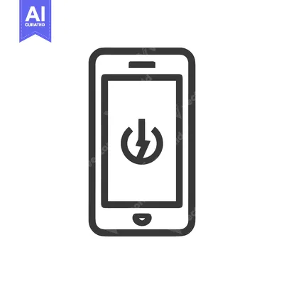 Popular premium asset: Smartphone Power Icon: Minimalist Design for Mobile Technology and Ene