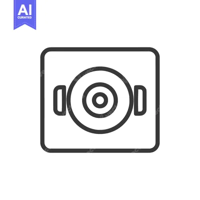 Aset premium populer: Minimalist Pot Icon: Simple Line Art of Cookware with Handles