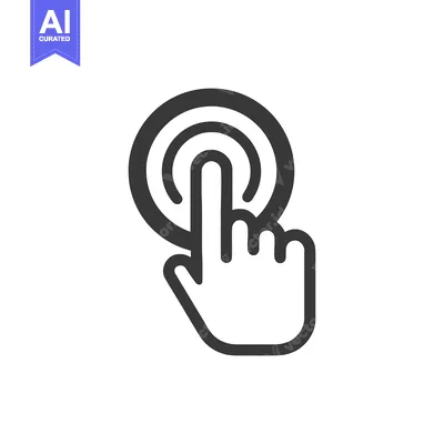 Popular premium asset: Finger Tap Icon: Minimalist Design for Interface Interaction