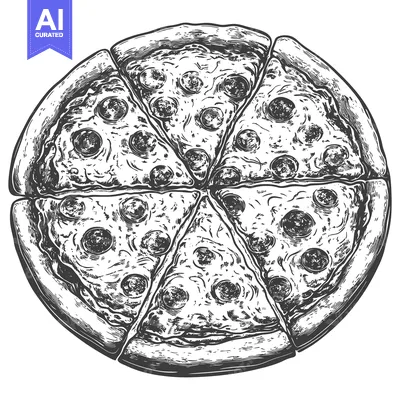 A delicious looking pizza cut into slices for sharing and eating