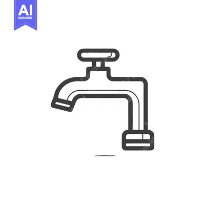 Popular premium asset: Minimalist Faucet Icon: Clean Line Art for Plumbing and Water Concepts