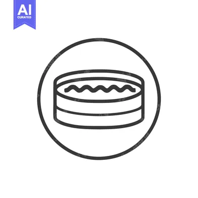 Aset premium populer: Minimalist Swimming Pool Icon with Water Waves in Circular Frame