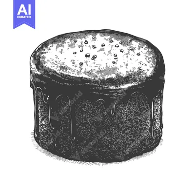 Aset premium populer: A delicious chocolate frosted cake with decorative toppings and detail