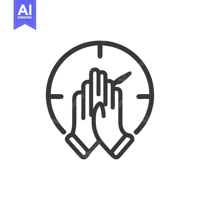Aset premium populer: Deadline Pressure: Hands on Clock Face, Urgent Time Management Icon