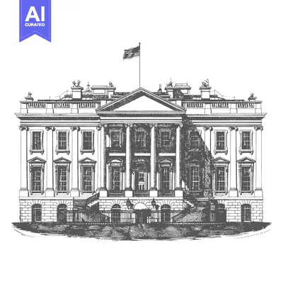 A Detailed Black and White Illustration of a Famous Building