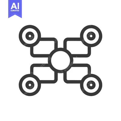Centralized Network Topology: Interconnected Nodes with Central Hub