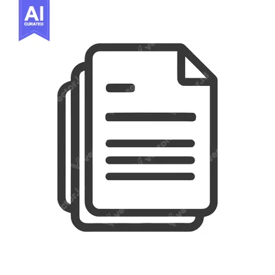 Aset premium populer: Stacked Documents Icon: Clean, Minimalist Design for Business and Info