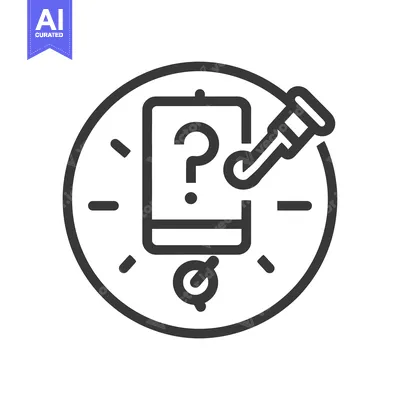 Question Mark Inside a Mobile Phone Being Analyzed by a Pipette