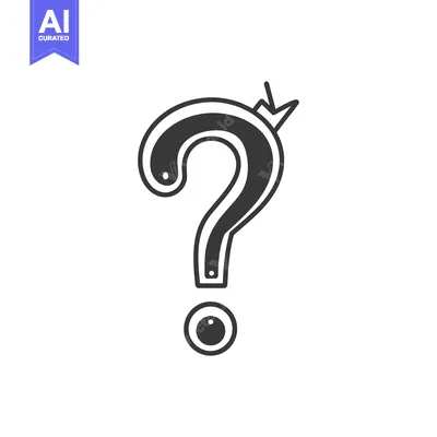 Question Mark with Crown and Dot