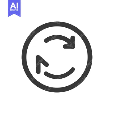 Circular Arrows: A Simple, Bold Icon of Rotation and Renewal