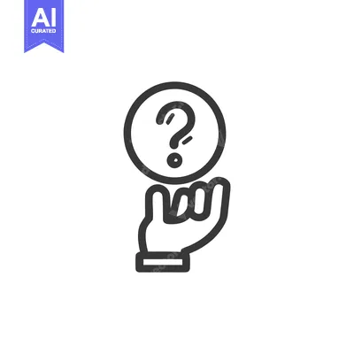 Aset premium populer: Hand Holding Question Mark Icon: Seeking Answers and Solutions Concept