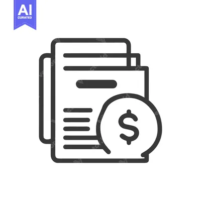 Aset premium populer: Financial Documents with Dollar Sign Icon, Business Accounting Symbol