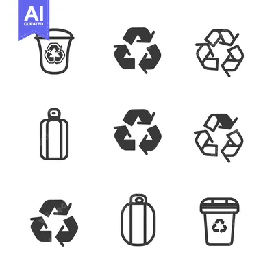 Popular premium asset: Recycle Bin, Recycle Symbol, and Recycling Container Icons