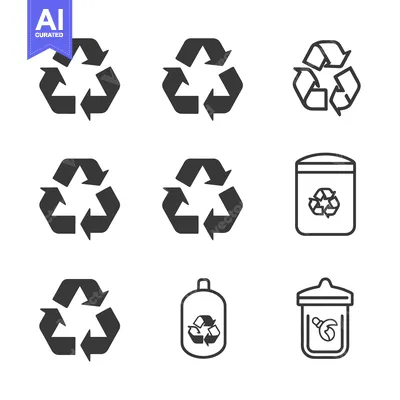 Popular premium asset: Recycling Symbols and Containers Collection