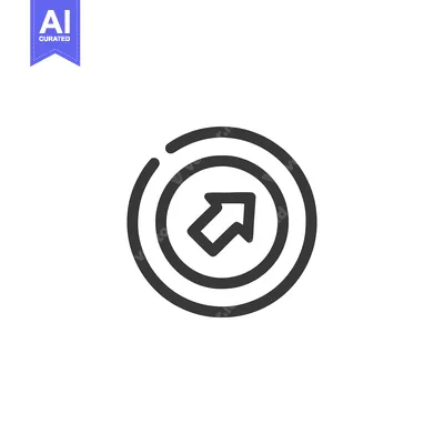 Popular premium asset: Minimalist Arrow Icon: Concentric Circles Guiding Direction, Modern De
