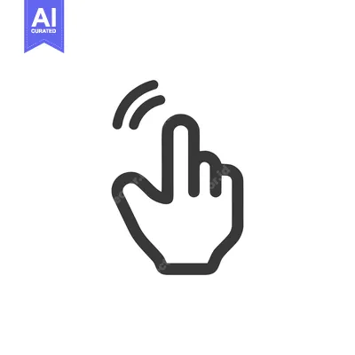 Premium design asset: Finger Tap Icon: Digital Interaction, Touchscreen Gesture, and Connect