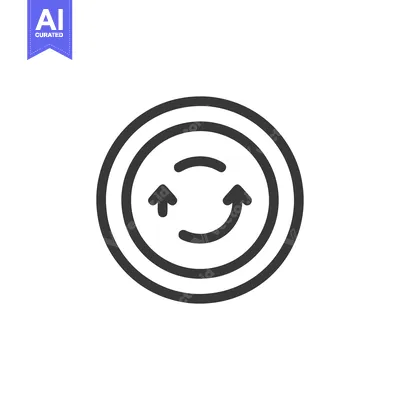 Popular premium asset: Circular Arrow Icon: Refresh, Sync, or Loop Symbol in Black and White