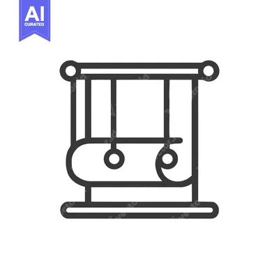 Minimalist Pendulum Waves Icon: Physics, Motion, and Balance in Simple