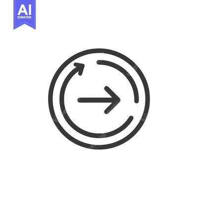 Aset premium populer: Circular Arrow Icon: Continuous Flow, Rotation, and Forward Movement i