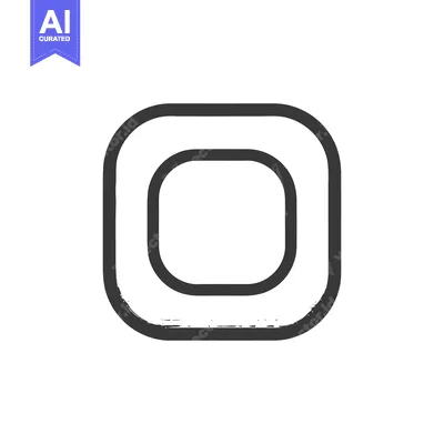 Aset premium populer: Distressed Square Outline: Grunge Vector Graphic Element on White