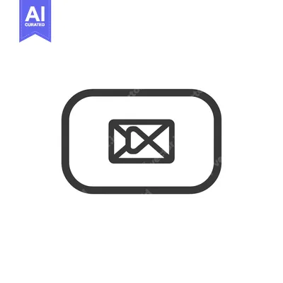 Popular premium asset: Rounded Rectangle Icon with Email Symbol Inside