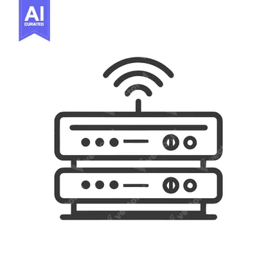 Popular premium asset: Stacked Server Icon with Wireless Signal, Minimalist Design