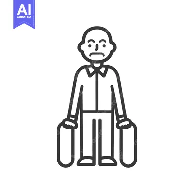 Aset premium populer: Sad Man Holding Two Empty Containers