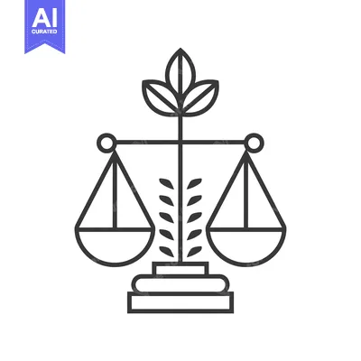 Popular premium asset: Scales of Justice with a Plant Growing from the Center