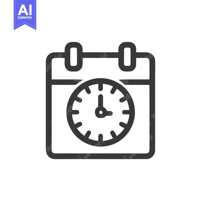 Aset premium populer: Calendar Clock Icon: Time Management, Deadline, Appointment Reminder,