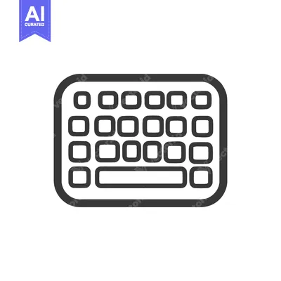 Popular premium asset: Minimalist Keyboard Icon: Rounded Keys and Clean Design