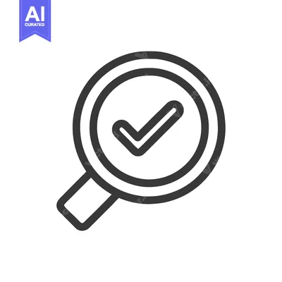 Popular premium asset: Search Check 2 Icon Line Art Icon 10699