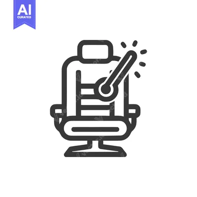 Premium design asset: Heated Car Seat Icon with Thermometer, Comfort Control Symbol