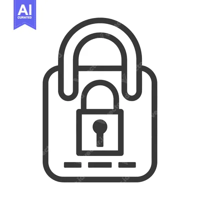Secure Data Storage with Padlock Icon