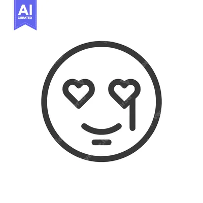 Popular premium asset: Heart Eyes Emoji with Single Tear, Expressing Overwhelmed Affection an