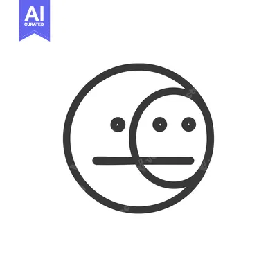 Popular premium asset: Overlapping Faces Icon: Minimalist Design with Neutral Expression, Dar