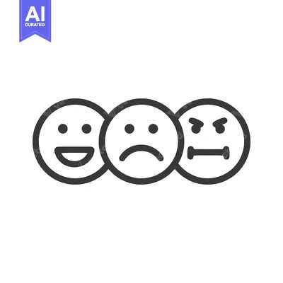 Popular premium asset: Three Emoticons: Happy, Sad, and Angry - Expressing Diverse Emotions i