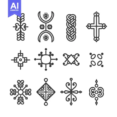 Premium design asset: Set of 12 Ornamental and Decorative Design Elements