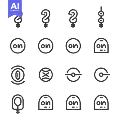 Set of 16 Outline Icons for Web and Mobile Apps