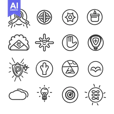 Premium design asset: Set of 16 Simple Line Icons for Design Projects