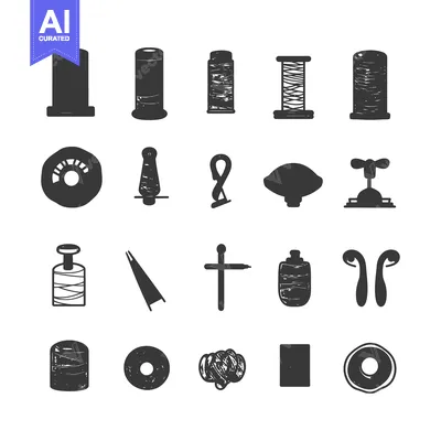 Popular premium asset: Set of 18 Hand-Drawn Sewing and Embroidery Icons