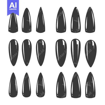 Popular premium asset: Set of 18 Nail Shapes for Manicures and Pedicures
