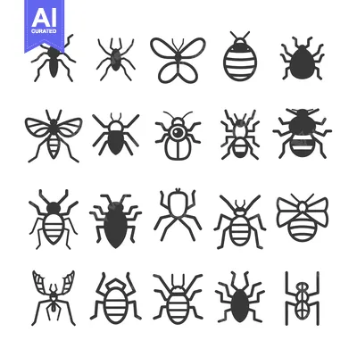 Popular premium asset: Set of 20 Insect Icons