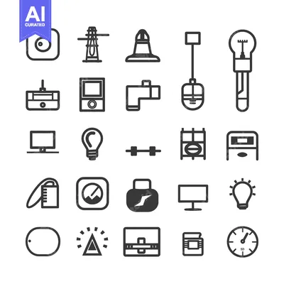Popular premium asset: Set of 25 Simple Line Icons for Web Design