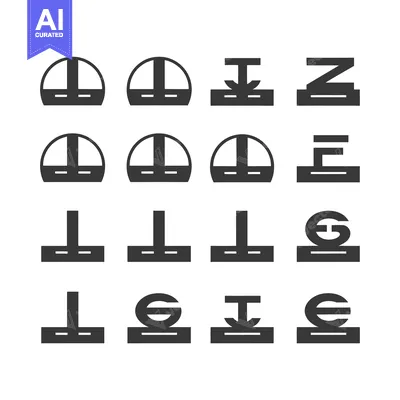 Aset desain premium: Set of currency symbols in black and white