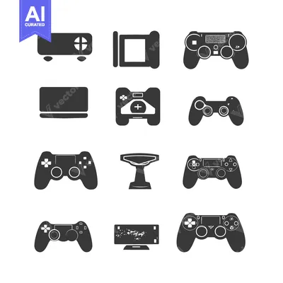 Set of Gaming Console Icons