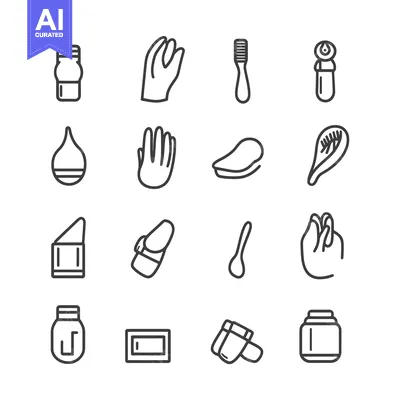 Popular premium asset: Set of Line Icons for Cleaning Products and Tools