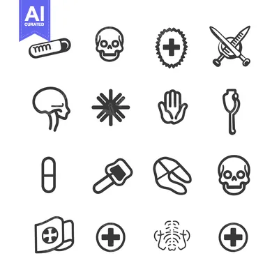 Set of Medical Healthcare Icons