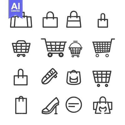 Popular premium asset: Set of Shopping and Retail Icons